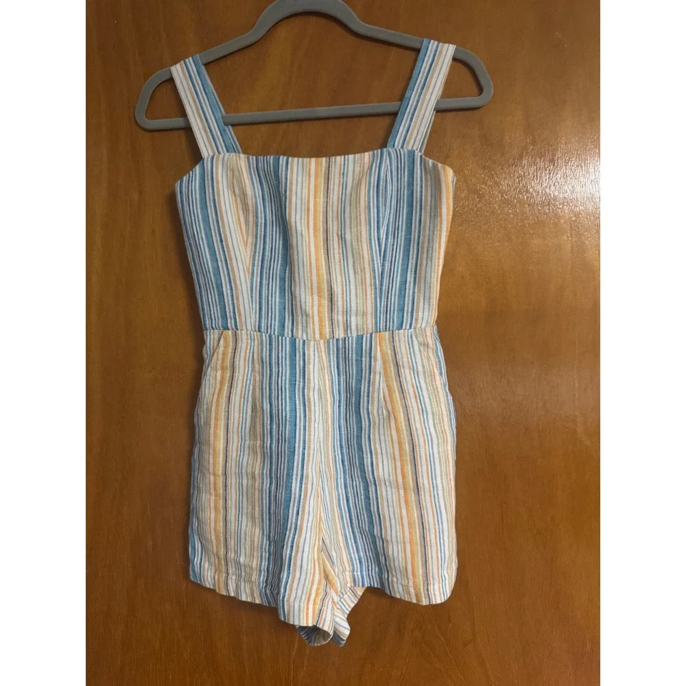 Reformation linen romper